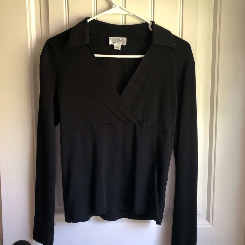 loft collared top